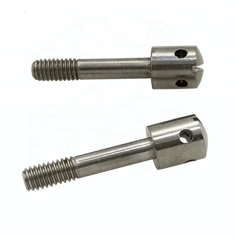 DIN404 Slotted Drilled Fillister Head Machine Threaded Sealing Screw Capstan Bolt