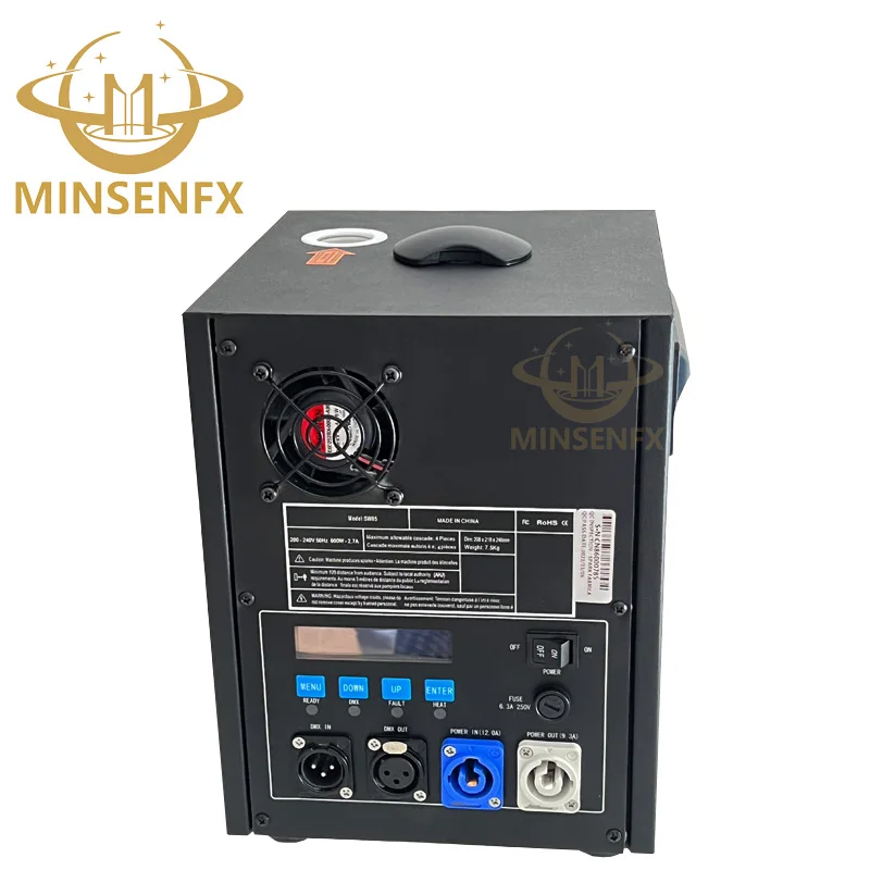 MINSENFX Factory price 600W DMX Electric Cool Sparkler Cold Spark Fountain Machine for Wedding Party DJ Disco Stage Show