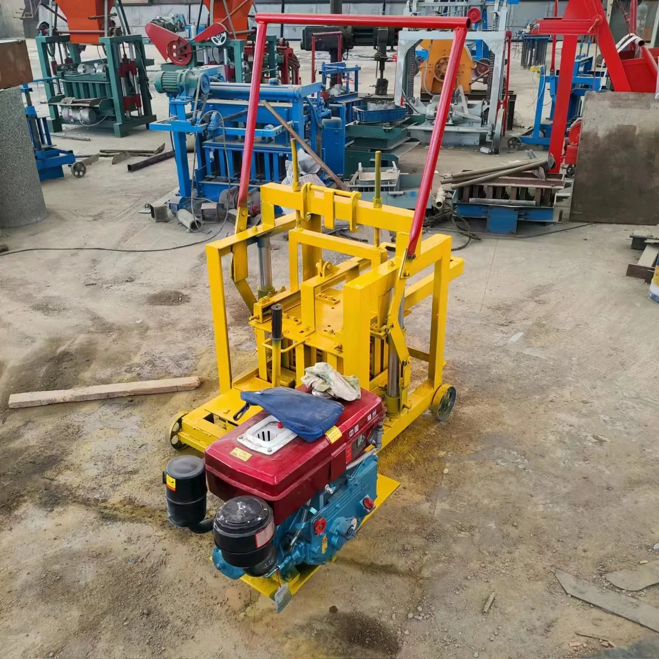 EB4-40 stationary sand brick making machine/building construction drawing/brick machine shop