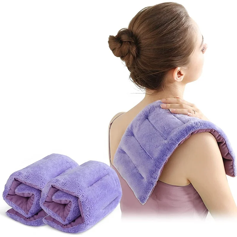 microwave heat pad for neck and shoulders wheat bag heat pack herbal aroma therapy