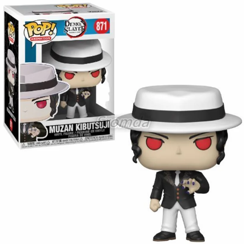 New POP Animation Figure Muzan Kibutsuji #871 Demon Slayer PVC Cartoon Figure 10cm Muzan Kibutsuji POP Model Toy