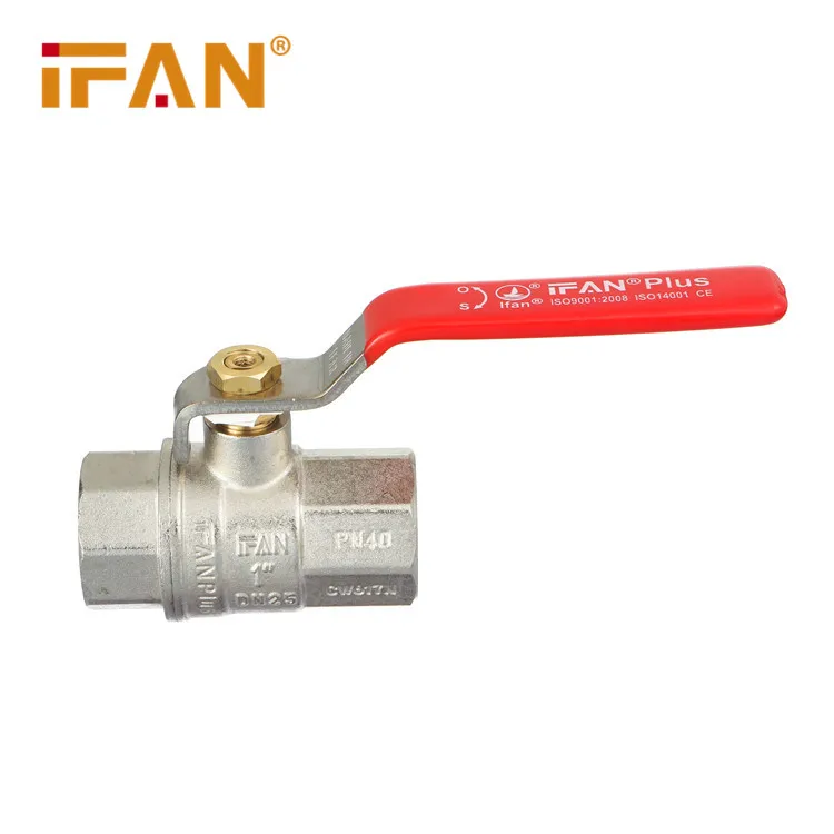 IFAN Wholesale Brass Body Ball Valve 3 Inch Ball Valve Long Handle Brass Ball Valve For Water