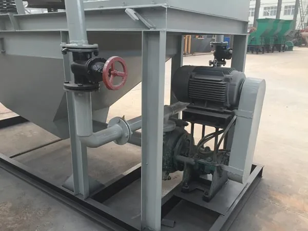 Small vibrating screen sand washing machine