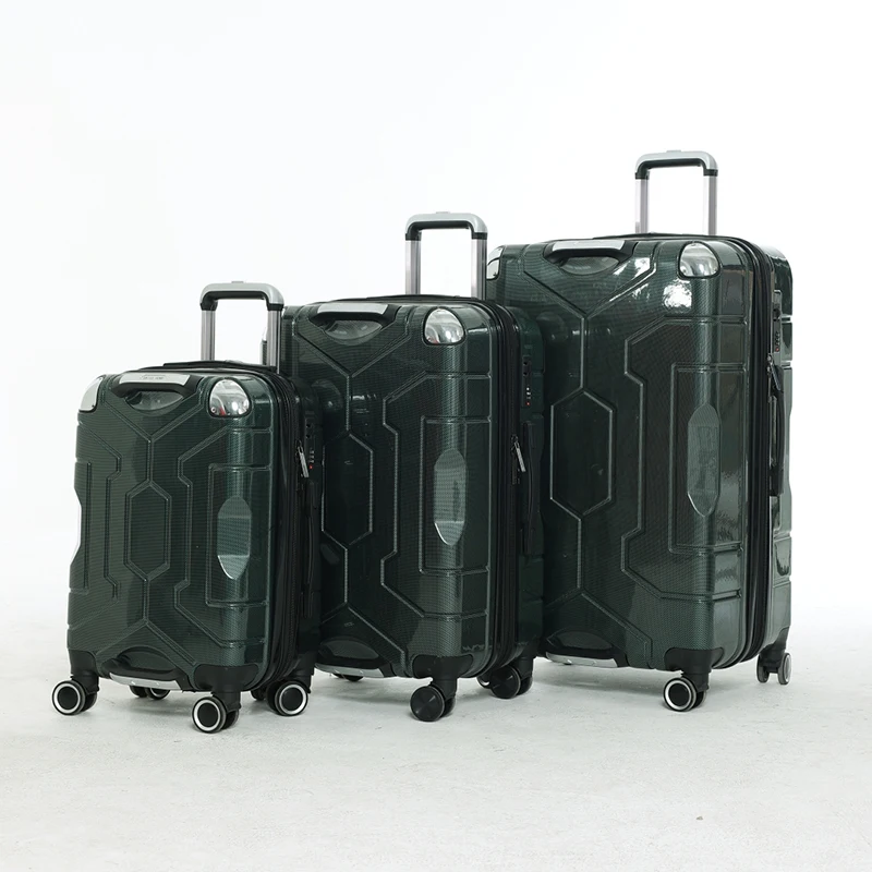 LC02 20 24 28 дюймов съемный колесный чемодан 3 шт. ABS + набор из ПК на заказ Дорожный с замком