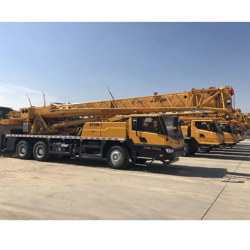 Lifting Construction Crane  25 Ton Mechanical control telescopic crane QY25K-II