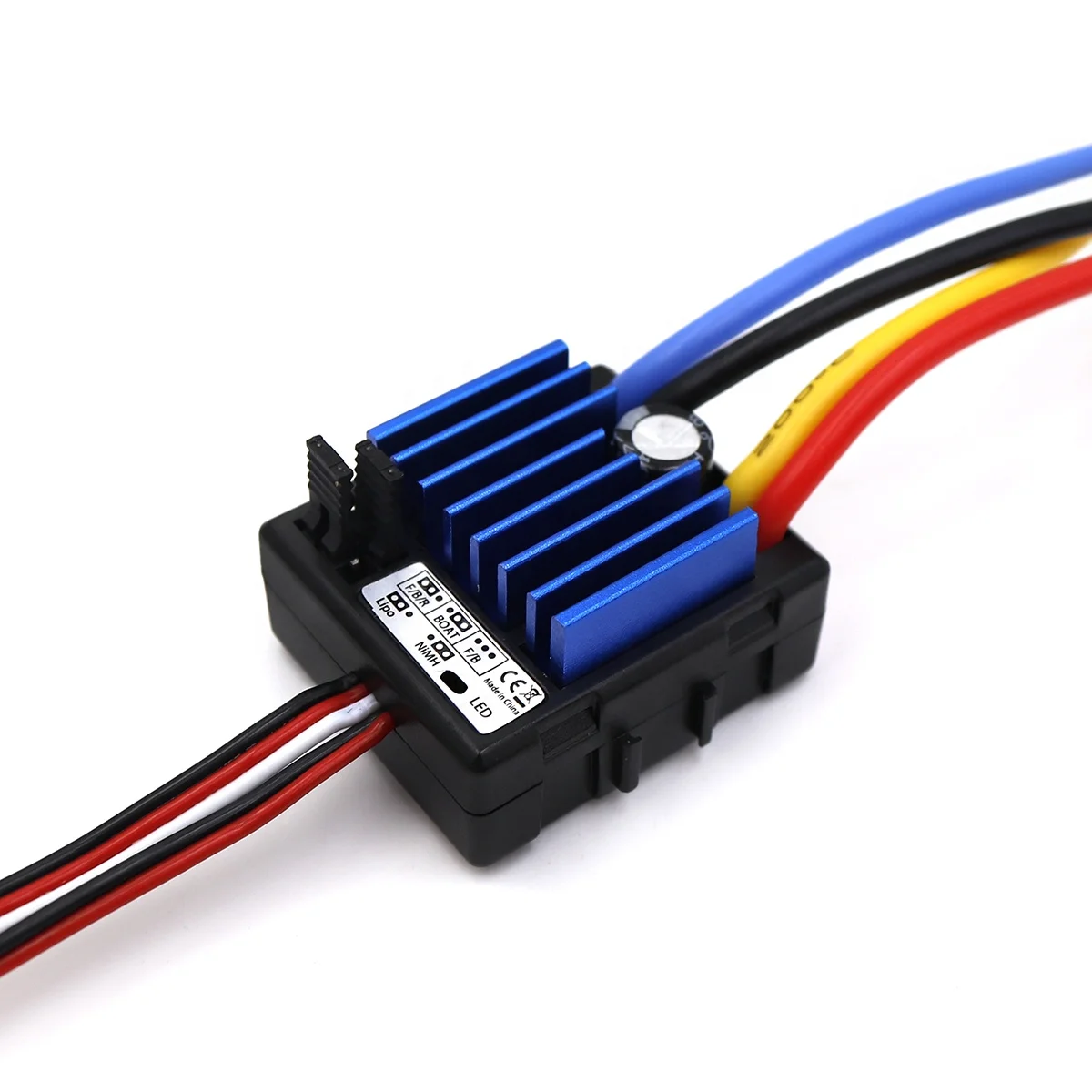 
1:10/12/16 Brushed TB-60060 Waterproof Electronics Speed Controller 360A ESC For Boat and Car 