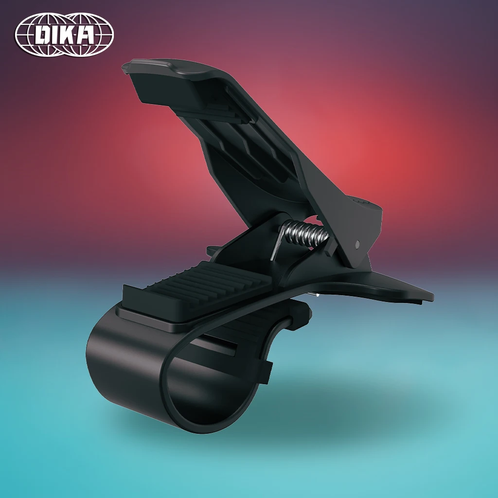 clip on adjustable cell phone holder for car dashboard mount phone holder One Hand Operation Clip Design Phone Mount