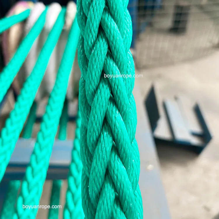 China Factory Sell Good Quality 50MM White Double Braided Polypropylene Multifilament Rope For Marine