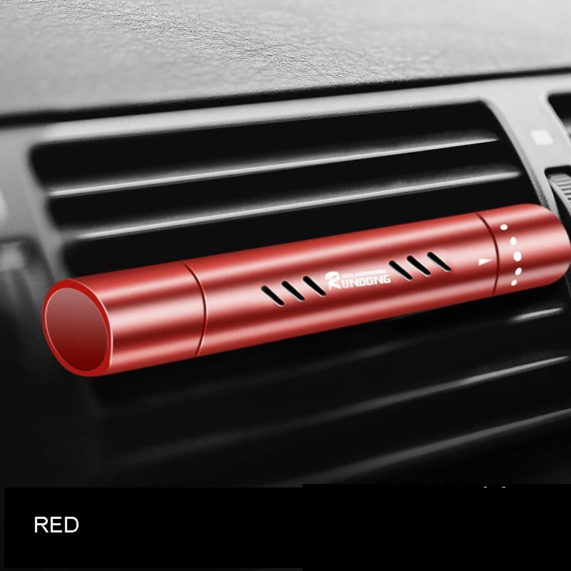 New Aluminum alloy car vent aromatherapy  Solid Incense Stick for Vehicles Car Air Freshener Diffuser Vent Clip