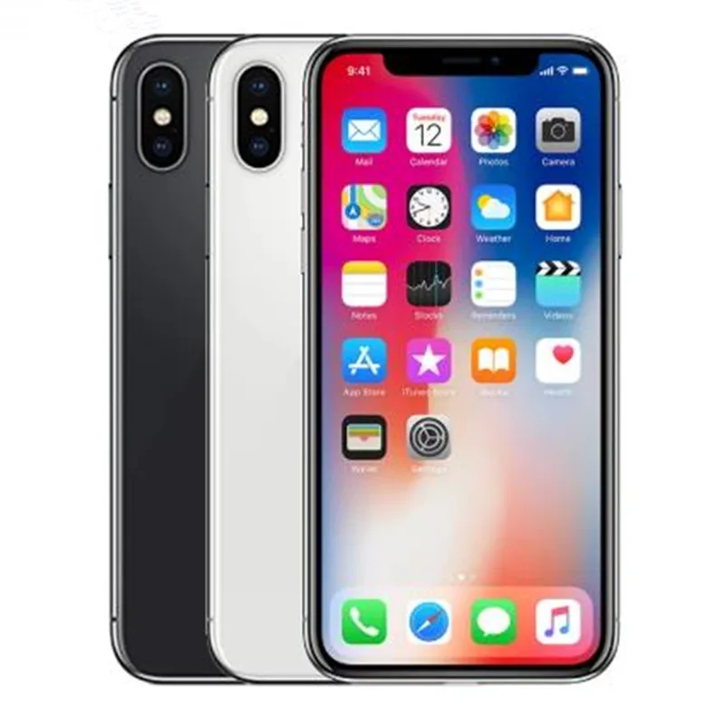 Top Quality Refurbished original USED unlocked USED  mobile phones for Iphone X 64GB 256GB with wifi