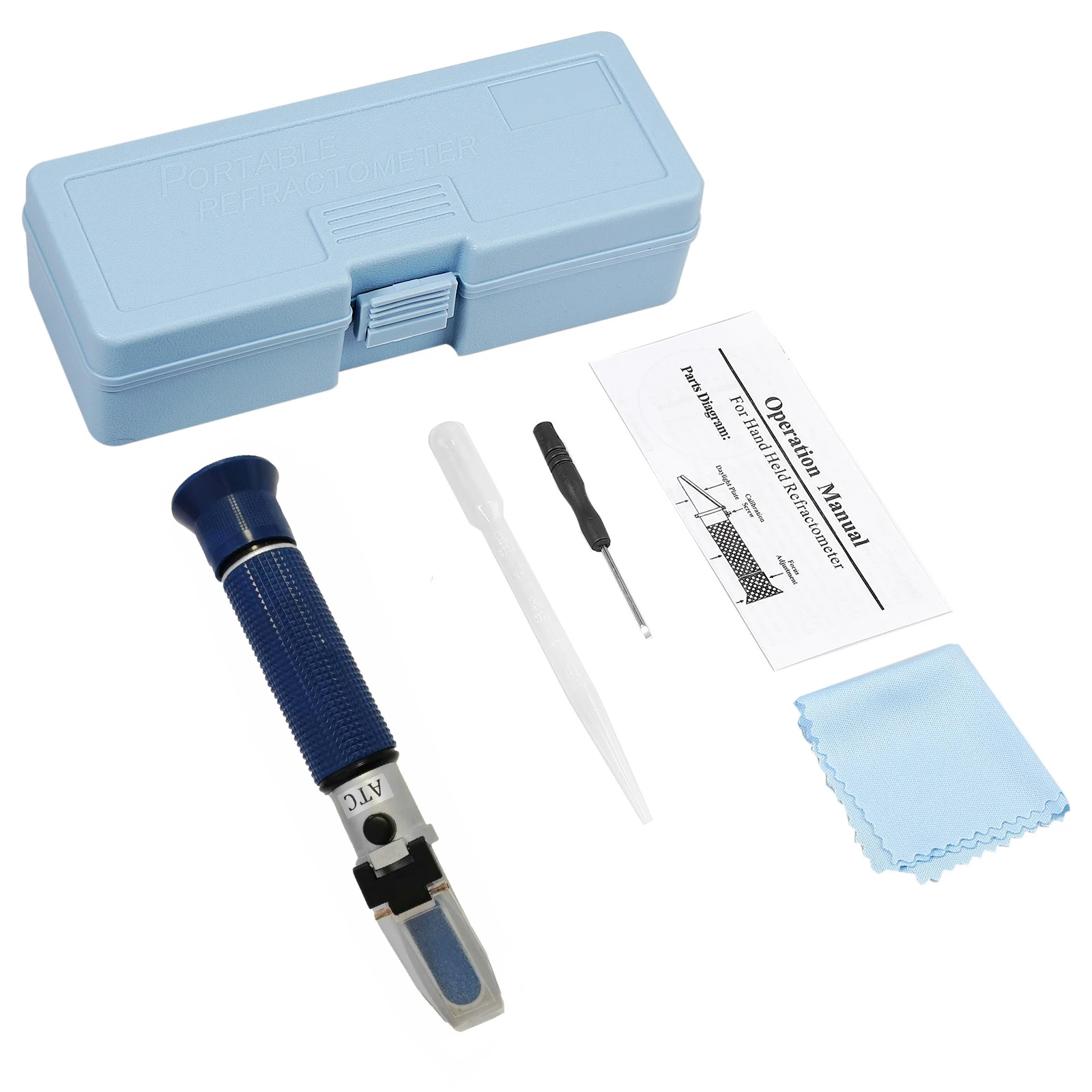 AdBlue Refractometer Tester for Urea concentration To measure urea concentration Pure Aluminium Styles