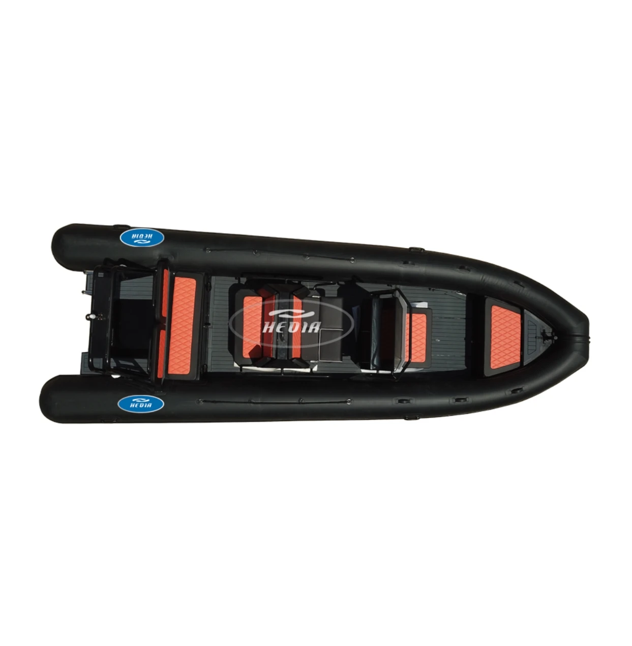 Завод Hedia 23ft RHIB 700 ORCA Hypalon ПВХ алюминиевое ребро корпуса Круизная надувная лодка с двигателем