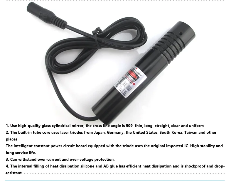 650nm100mw 200mw cross laser module 638nm300mw high power high brightness red cross line laser