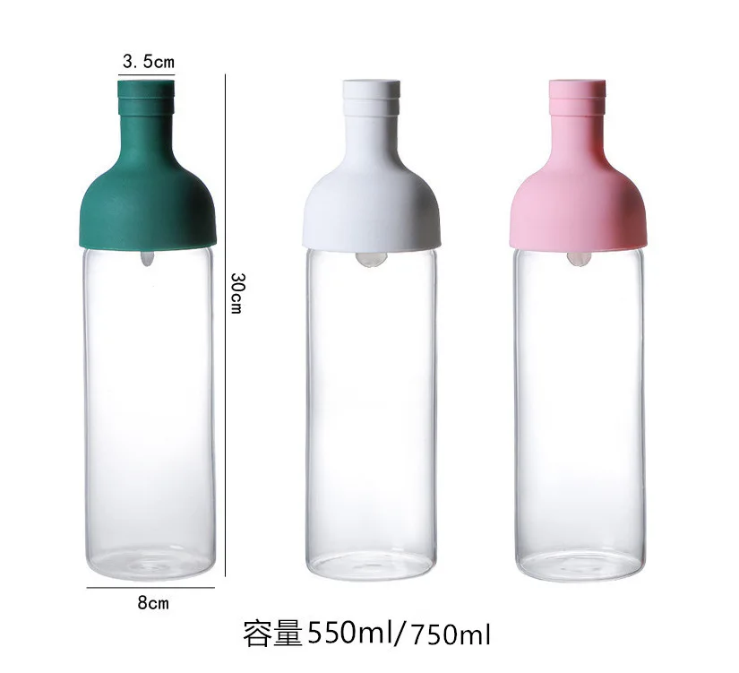 750mL 25oz Japanese Design Filter-In Cold Brew Tea Bottle Cold Brew Tea Maker