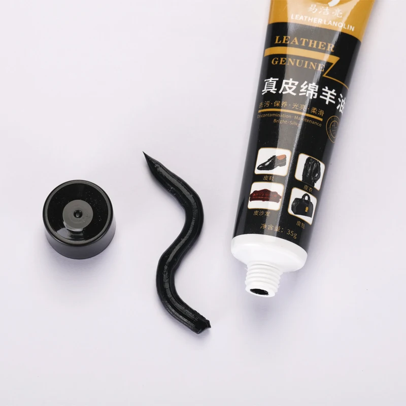 35 grams High Quality Solid Shoe Polish In Tubes Black Brown Neatural Pasted Shoe Cream Polish