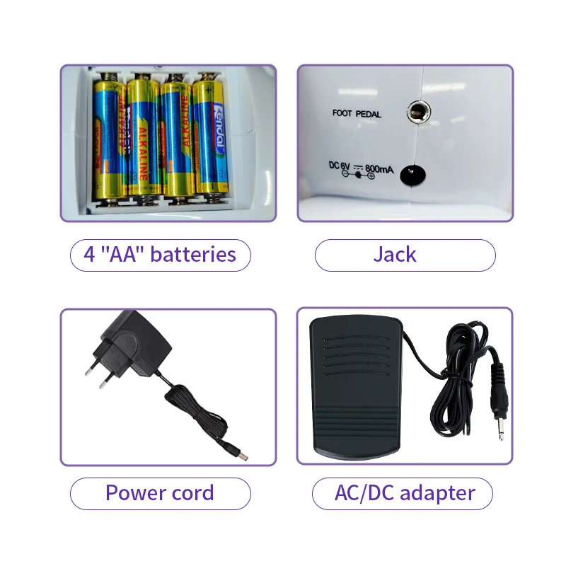 VOF 2024 mini sewing machine cartoon series FHSM-212 electric mini domestic home education toy sewing machine