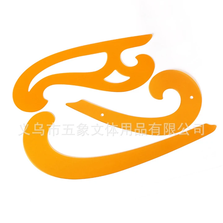 High Quality Flexible Acrylic Curve Tailor Sewing Ruler Fashion Design Template Pattern Drawing Draft Ruler