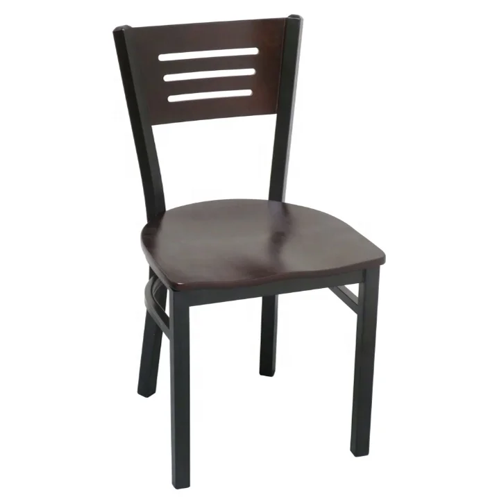 restaurant cafe shop hotel iron  dining chair with pvc seat  steel  chair