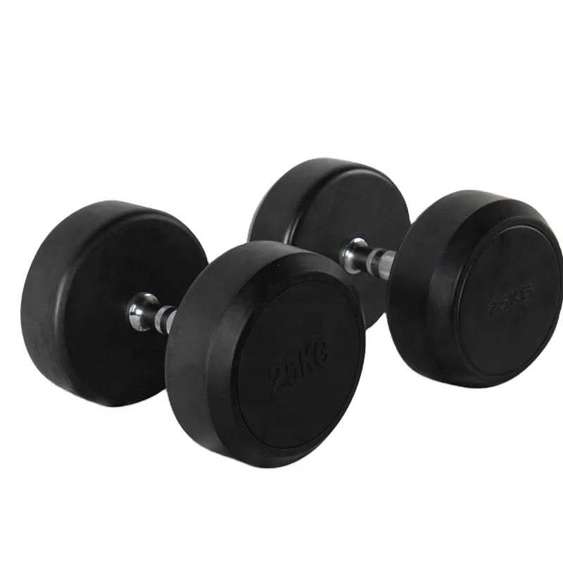 Premium PU urethane dumbbell with customized logo Commercial fitness equipment Factory direct sales new gym equipment for sale