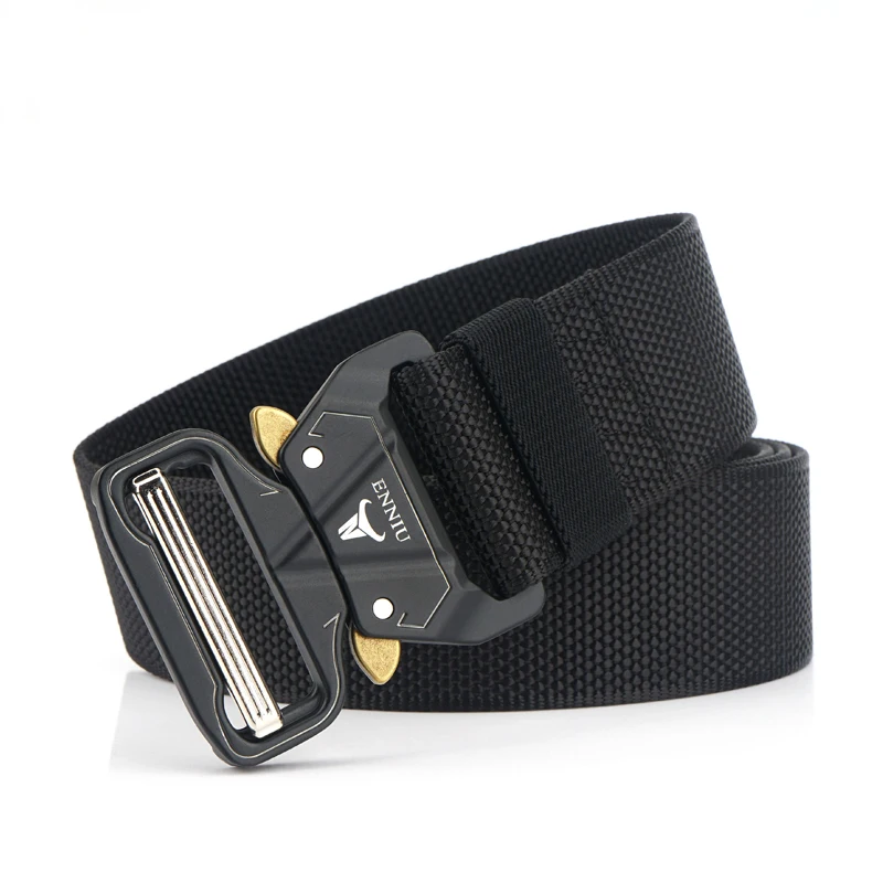 New outdoor field survival tactical belt universal nylon adjustable  tactical belt