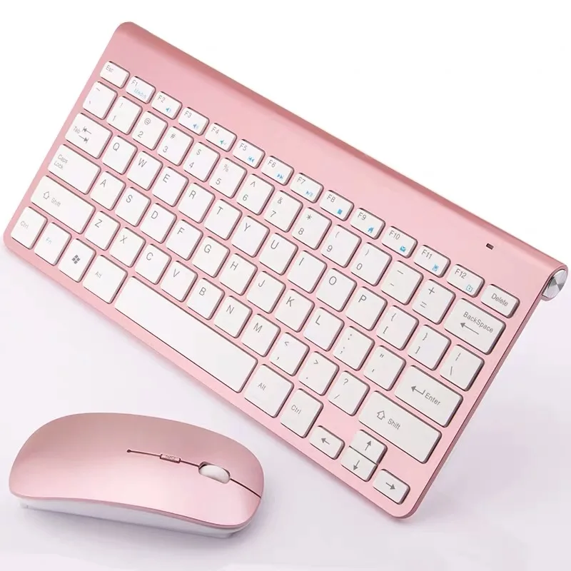 
Low price new fashion 2.4G Optical 1600CPI mini wireless keyboard set 