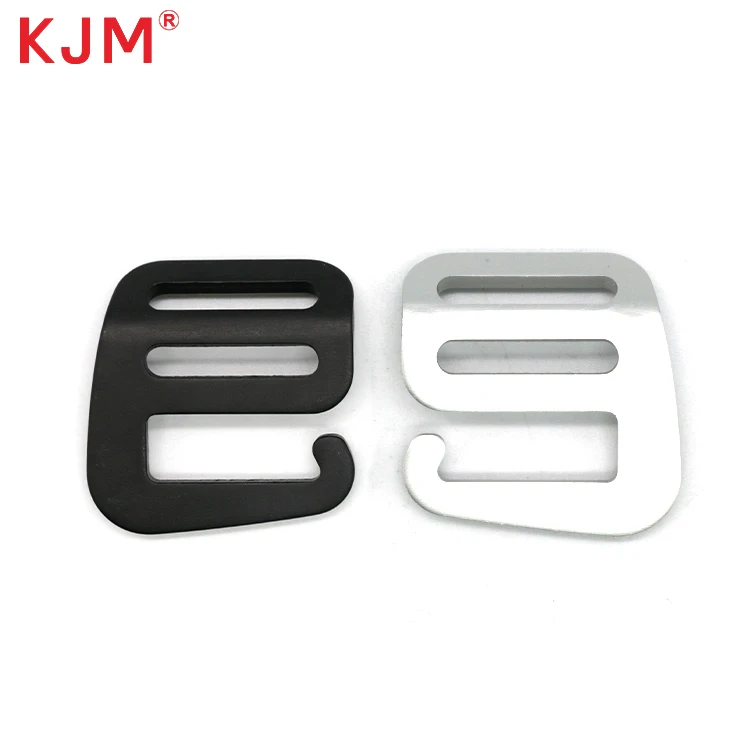 KJM Backpack Webbing Accessories Strap Buckle 20mm 25mm Aluminum Metal G Hook