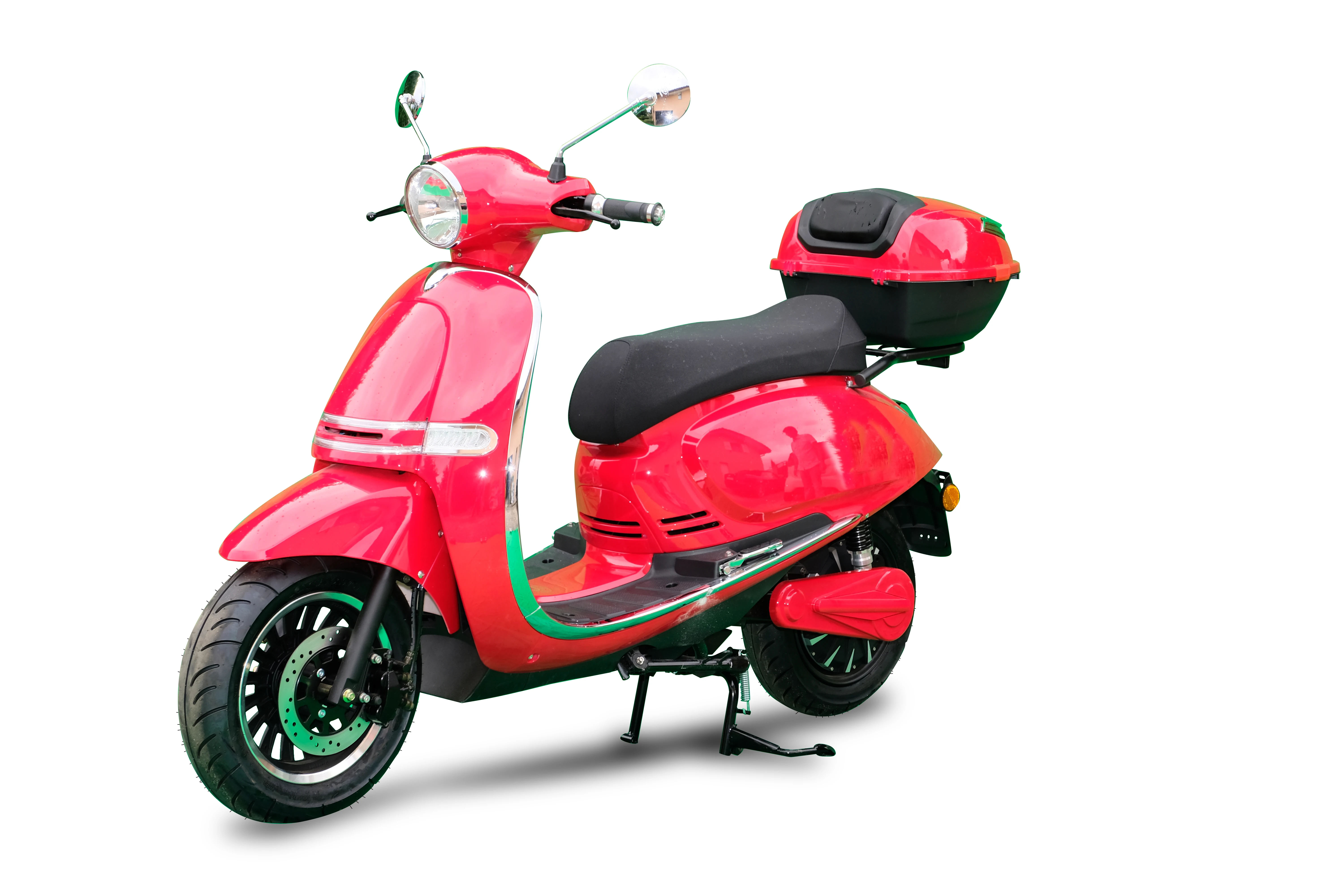 high performance high torque powerful portable lithium battery 5000W rear hub motor vespa electric  moped for adults on sale