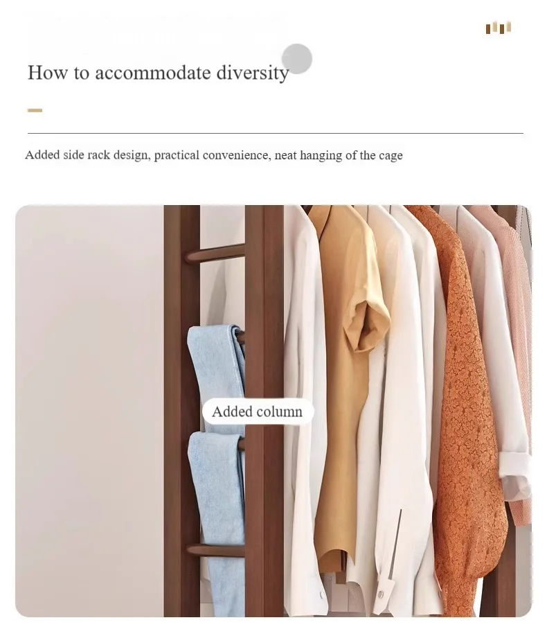 Wholesale wooden clothes rack bedroom furniture  modern clothes racks for hanging clothes