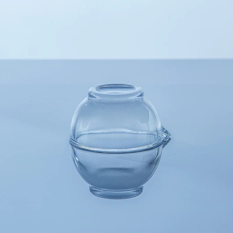 heat resistant pyrex glass mortar & pestle for kitchen drug store laboratory Pharmacy Lab Use Glass Mortar And Pestle Set