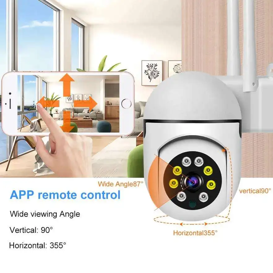 Factory Direct Full Color 360 Degree 1080P 1MP V380 Outdoor Camera Wifi Wireless