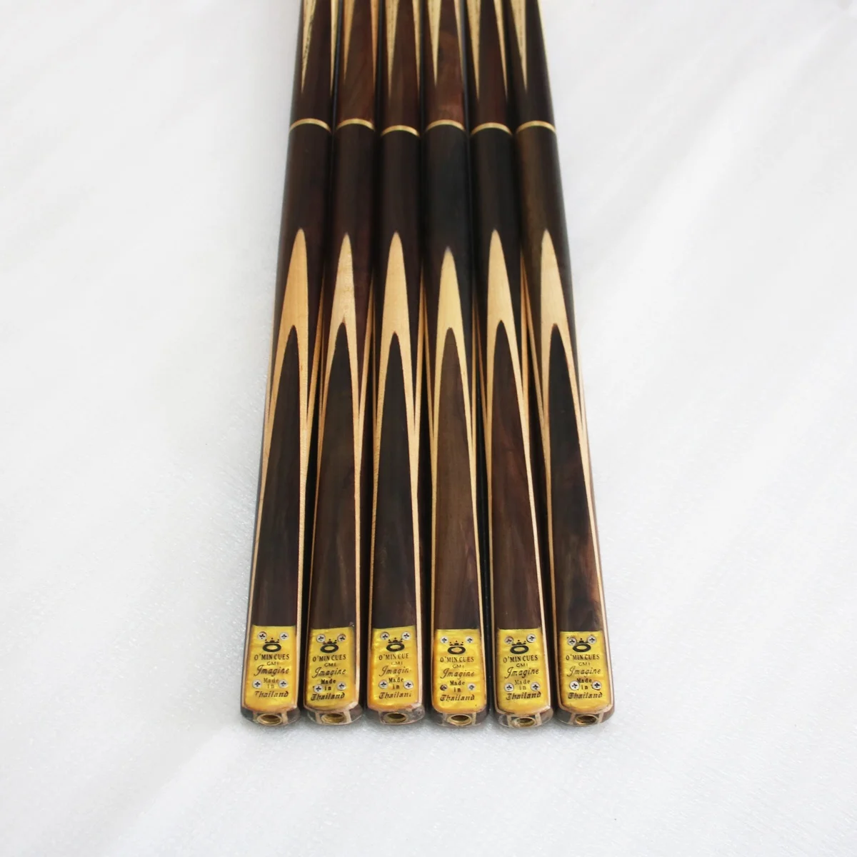 High Quality Ash Wood Handmade 3/4 Billiard Snooker Cue With Extension