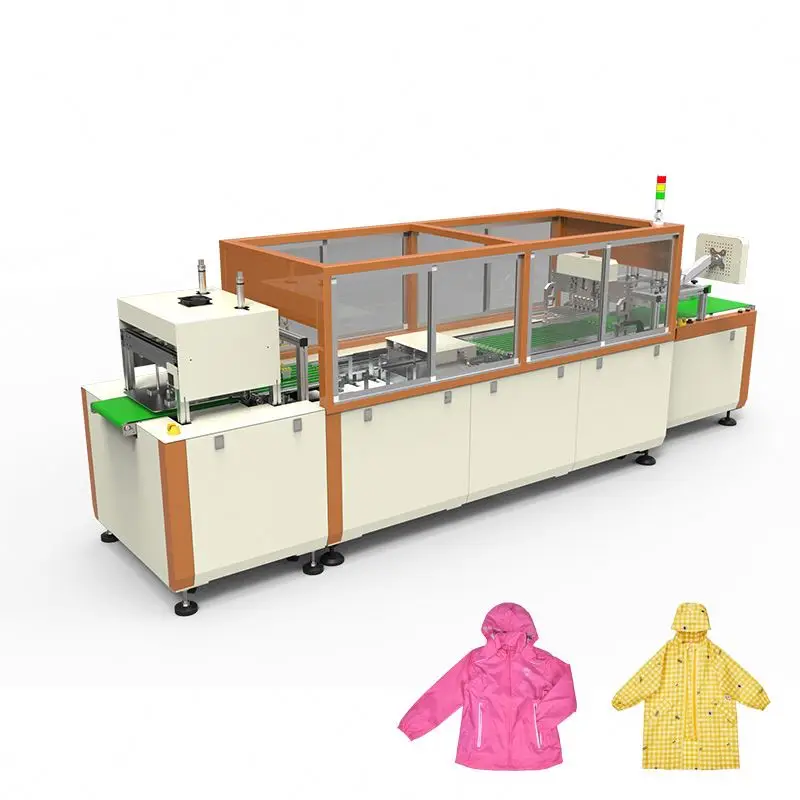 UBL Factory Folding Packing Machine Rain Coat Men Disposable Raincoats