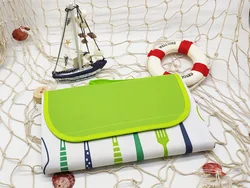 Wholesale high quality oxford cartoon plaid outdoor travel camping  blanket picnic mat waterproof