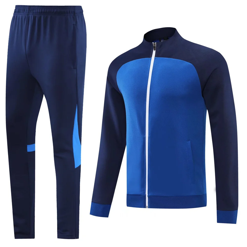 Wholesale price high quality soccer tracksuits for men team soccer jacket on sale