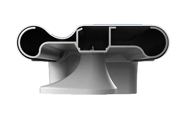 Customized colors Wall Protection Handicapped Equipment Handrail Protector Wall Guard Bumper Rails