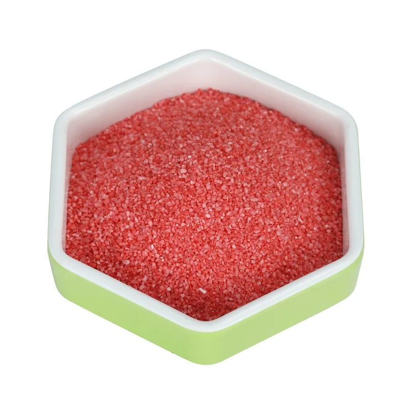 Factory wholesale dyed artificial color sand gold braown for art colored loose fine sand sale for decoration