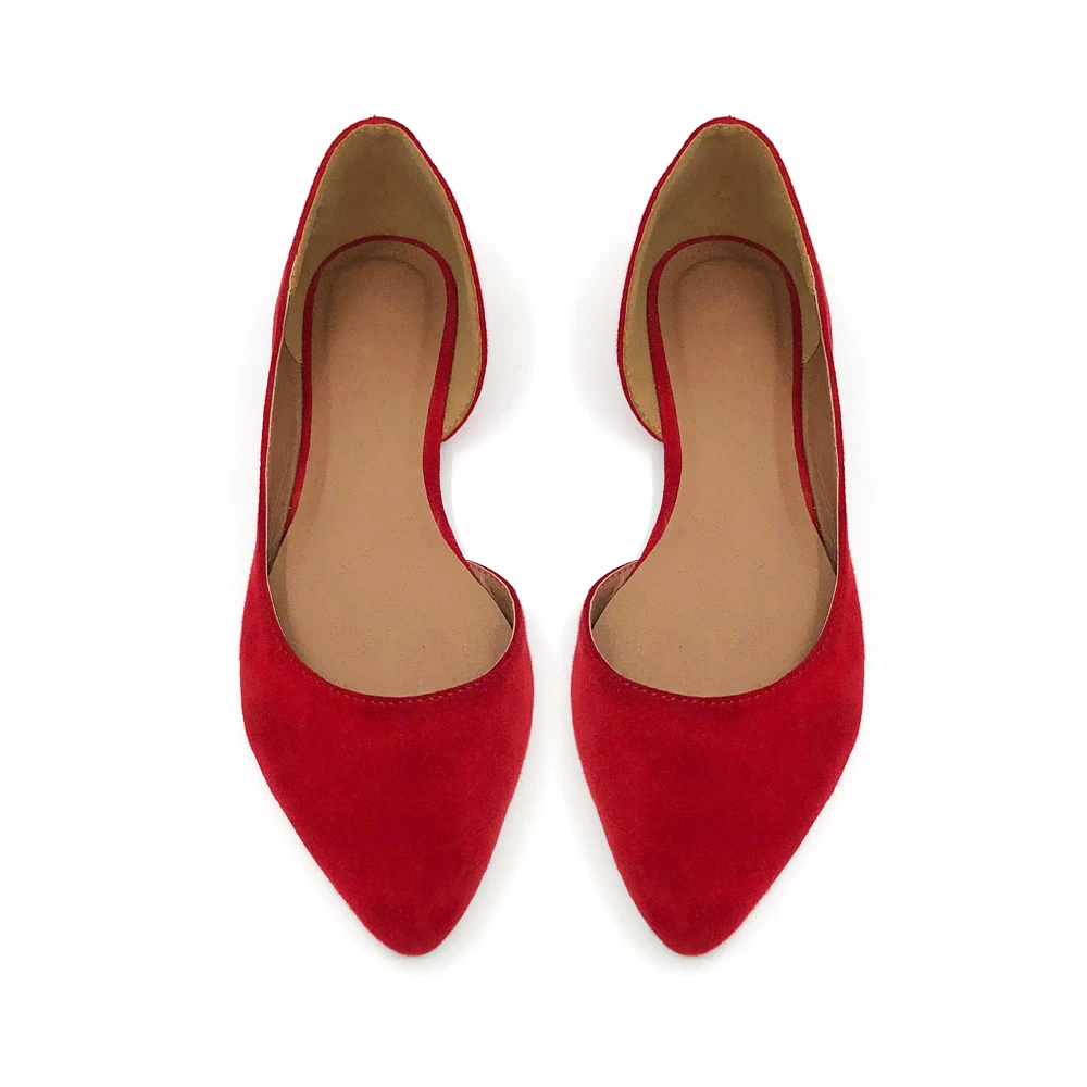 Summer ballet large size fashion for women outdoor flat with low heels pointy shoes