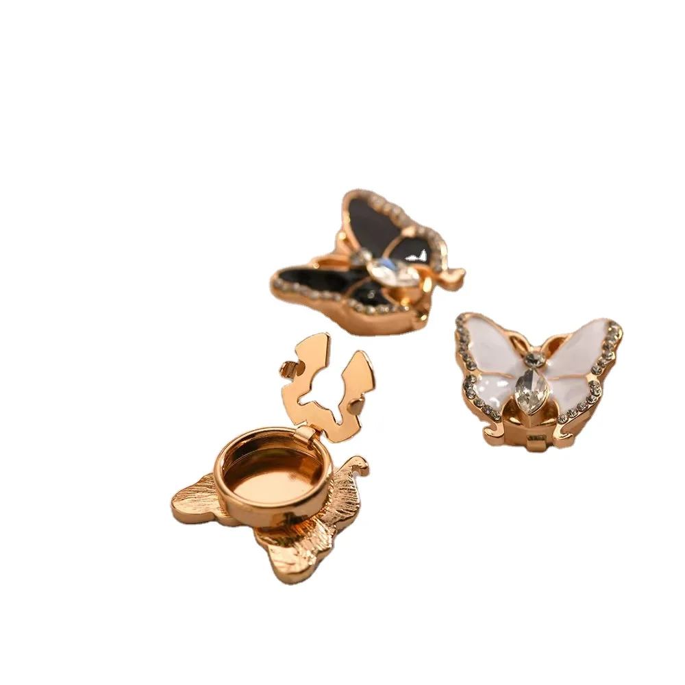 2024 new boyi Hot new banquet cufflinks Butterfly buttons Round flip shirt cufflinks decorative buttons multifunctional for man
