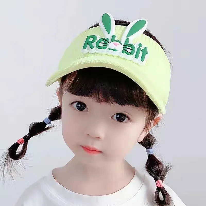 Hot sale kid boys girl cartoon cute summer Sun Visor Hats children Outdoor casual Sun Protect hat Wholesale