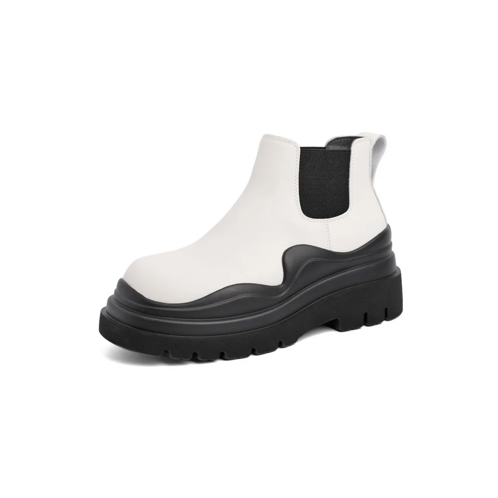 2021 New Autumn Winter British Style Thick Sole Martin Boots For Women Chelsea