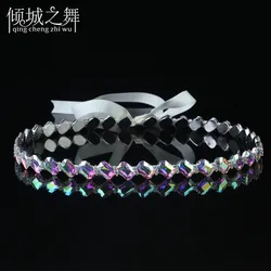 YL032 Womens Belly Dancing Glass Drill Waist Chain