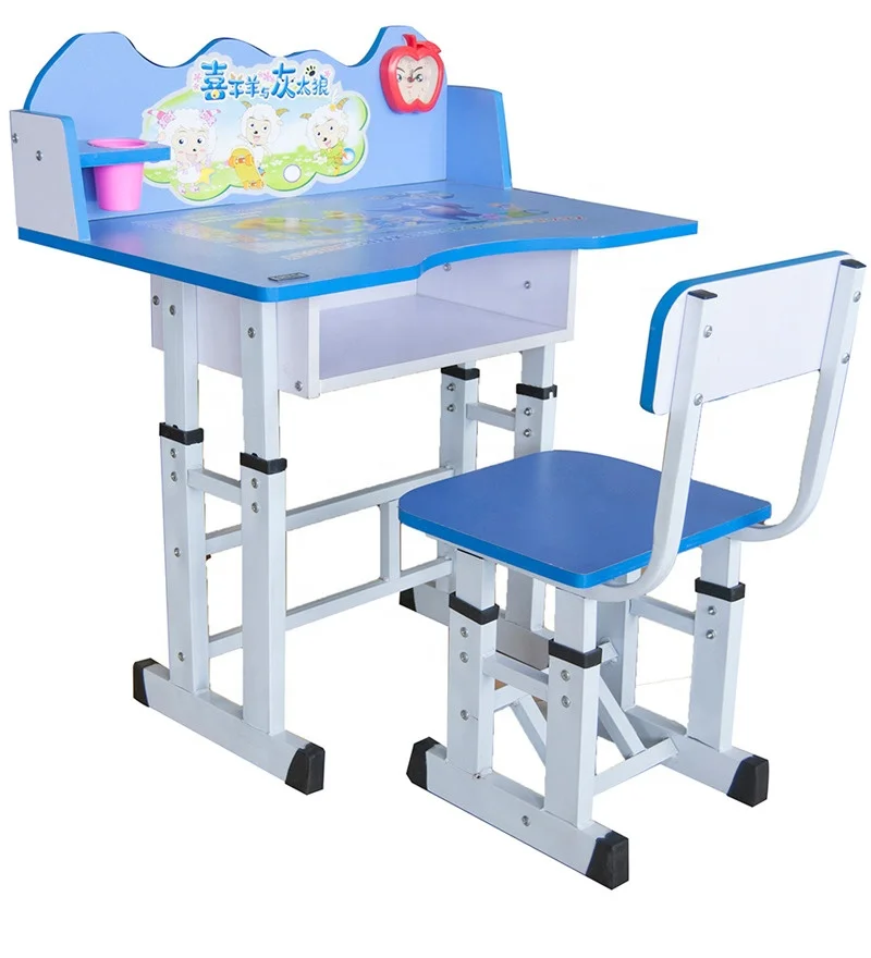 ergonomic study table with chair for India market