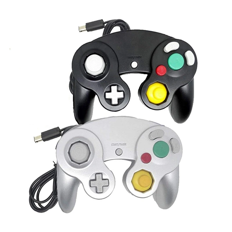 
Ngc Wired Game Joy Pad Accessory Wired Classic Gamecube Gaming Controller NGC Gamepad Joystick for PC / Mac 