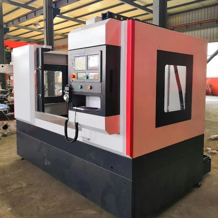 China VMC850 5-axis CNC Vertical Machining Center Multifunctional Automatic BT40 Spindle Taper GSK CNC Control New Used Motor
