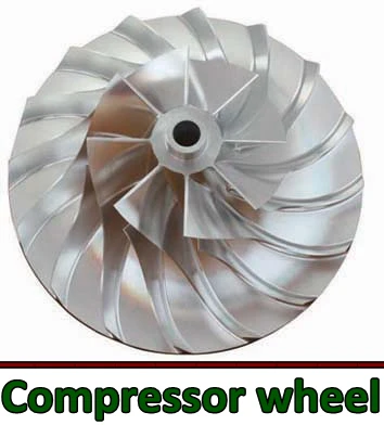 aluminium turbine impeller/wheel for locomotive