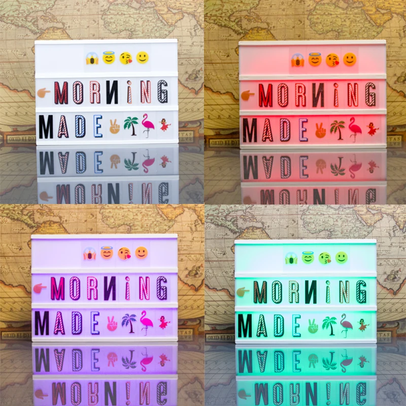 hot selling Mini Home Cinematic A6 Lightbox Letter light box