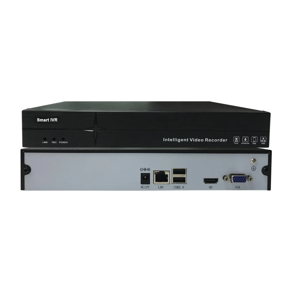 16 Channel Ingenic ENZ NVR with Two Way Audio Talk and Broadcast Function