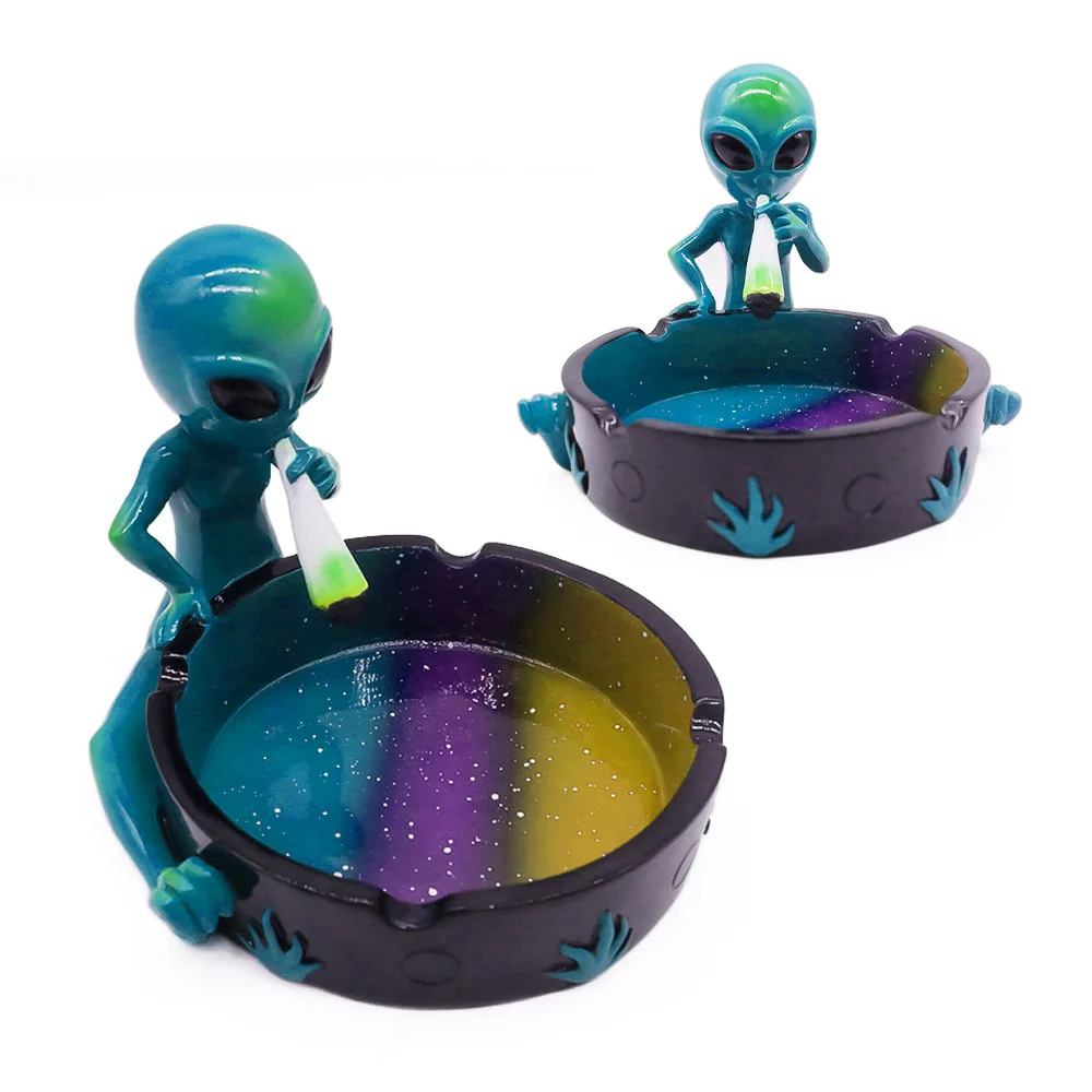 Пепельница Alien из смолы креативного дизайна сигарета табак аксессуары для курения