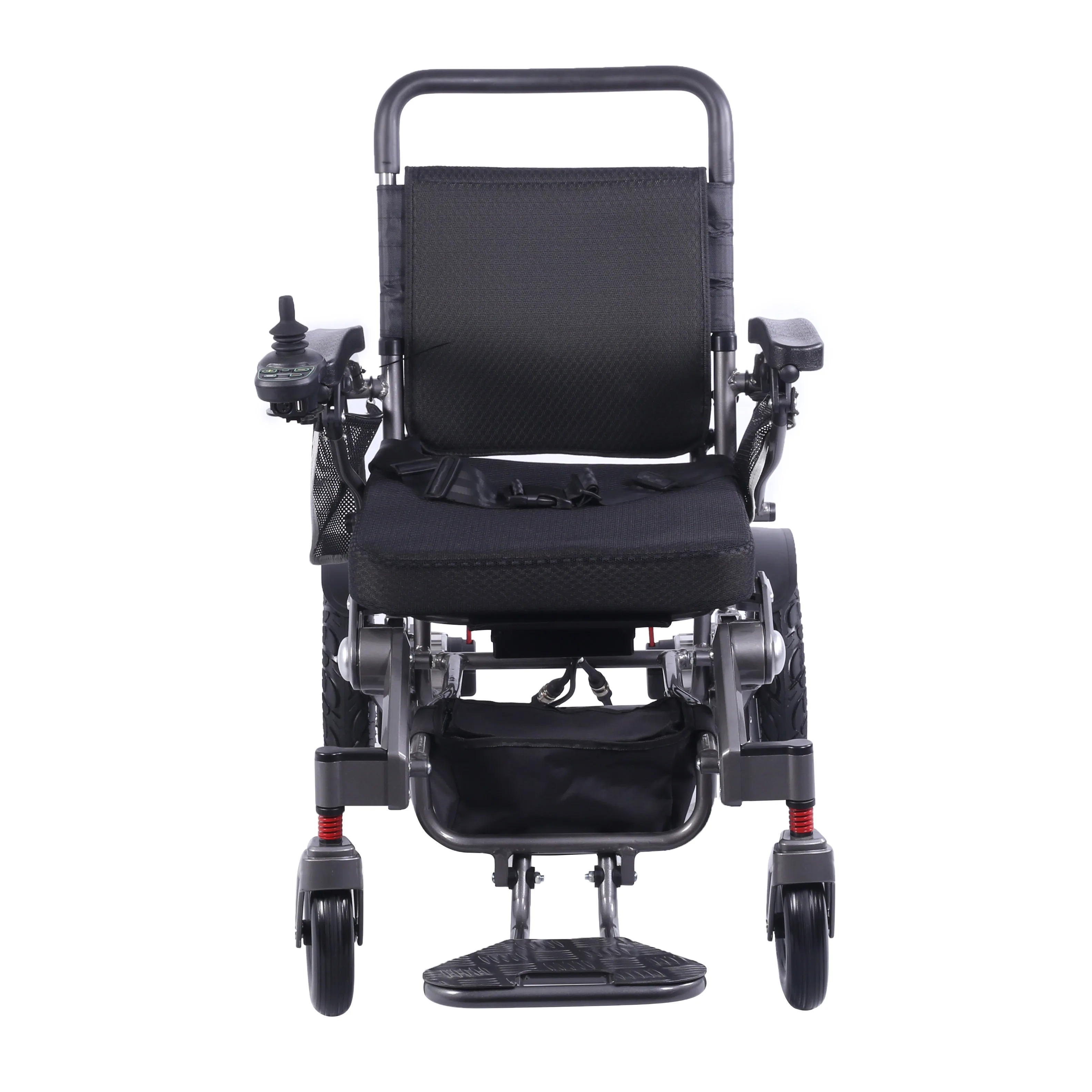 2023 Best Selling All Aluminum Alloy Disabled Care Portable Electric Wheelchair Foldable Lightweight Electric Folding Wheelchair