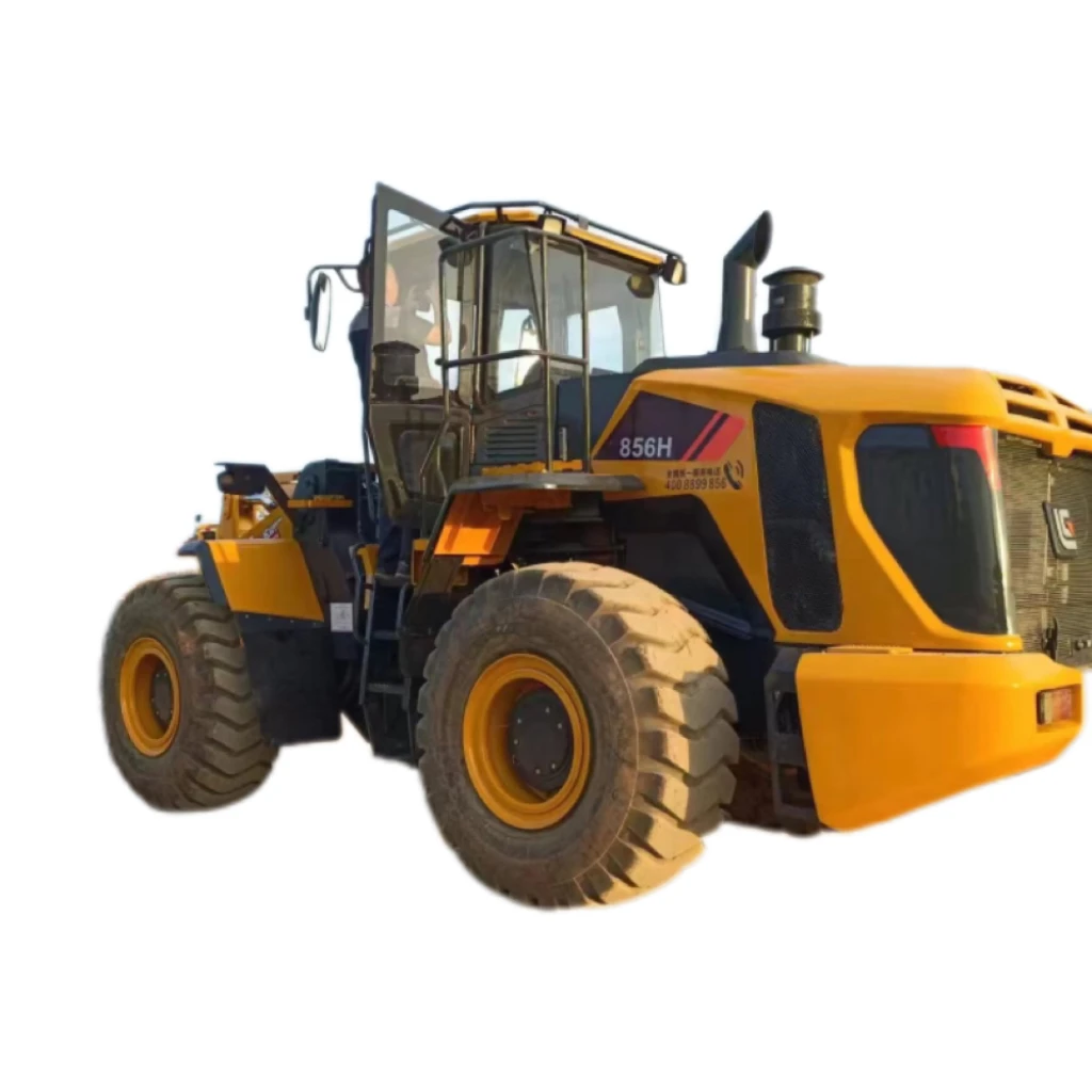 Brand Forton 5.5 ton wheel used loader FL956H with rock barrel loader